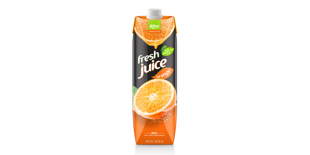 Box 1L fresh fruit orange from tropical fruit